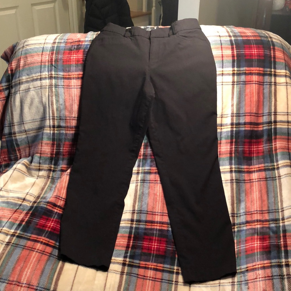 EUC AB Studio ankle pants, black-size 6